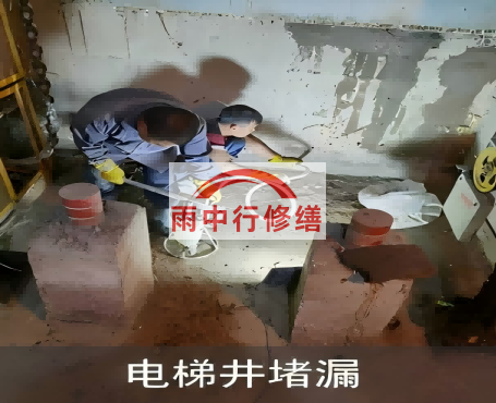滨州星雨华府电梯井堵漏案例